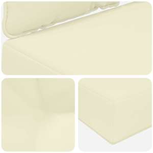 Venkovní polštář na pohovku Polyester Krémová 60 x 40 x 10 cm - obrázek 8