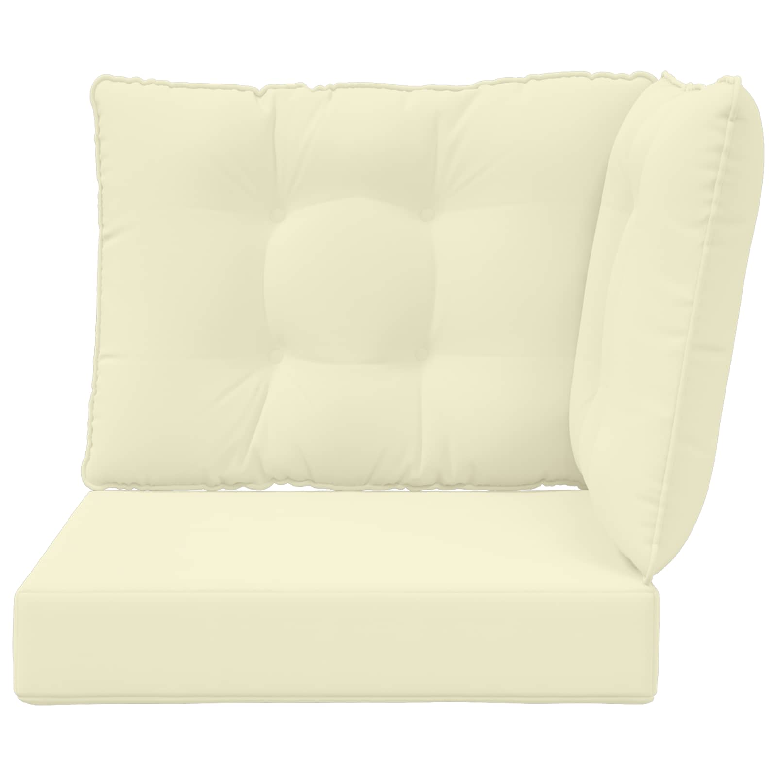 Buiten bankkussen 3 pcs Crème Polyester image 6