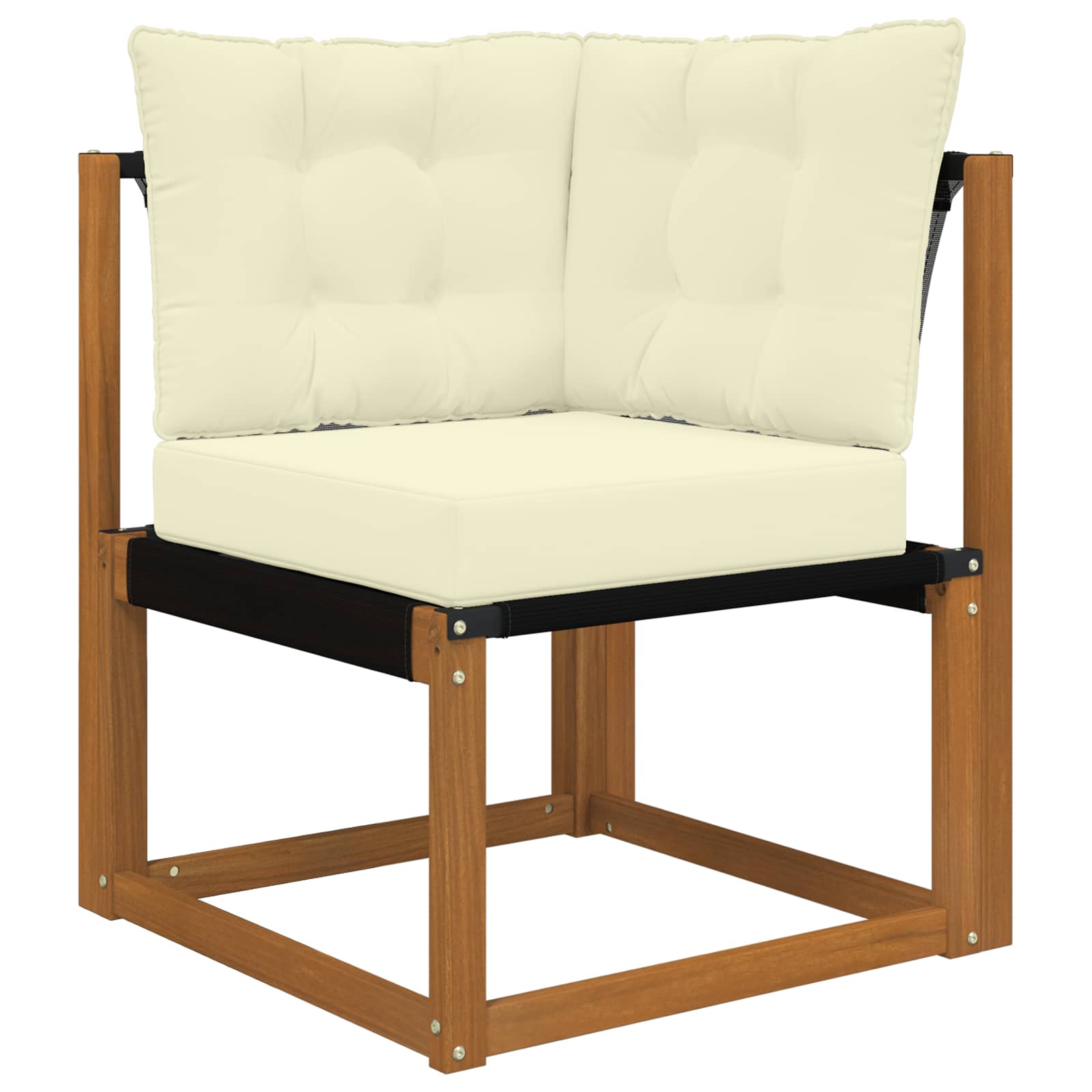 Buiten bankkussen 3 pcs Crème Polyester image 3