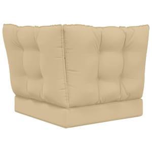 Venkovní polštář na pohovku Polyester Béžová 60 x 40 x 10 cm - obrázek 7