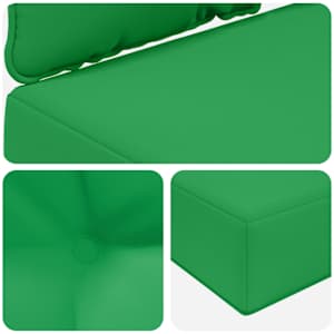 Venkovní polštář na pohovku Polyester Zelená 60 x 40 x 10 cm - obrázek 8