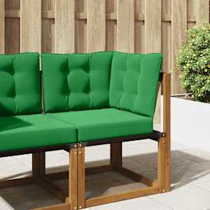 Venkovní polštář na pohovku Polyester Zelená 60 x 40 x 10 cm - obrázek 1