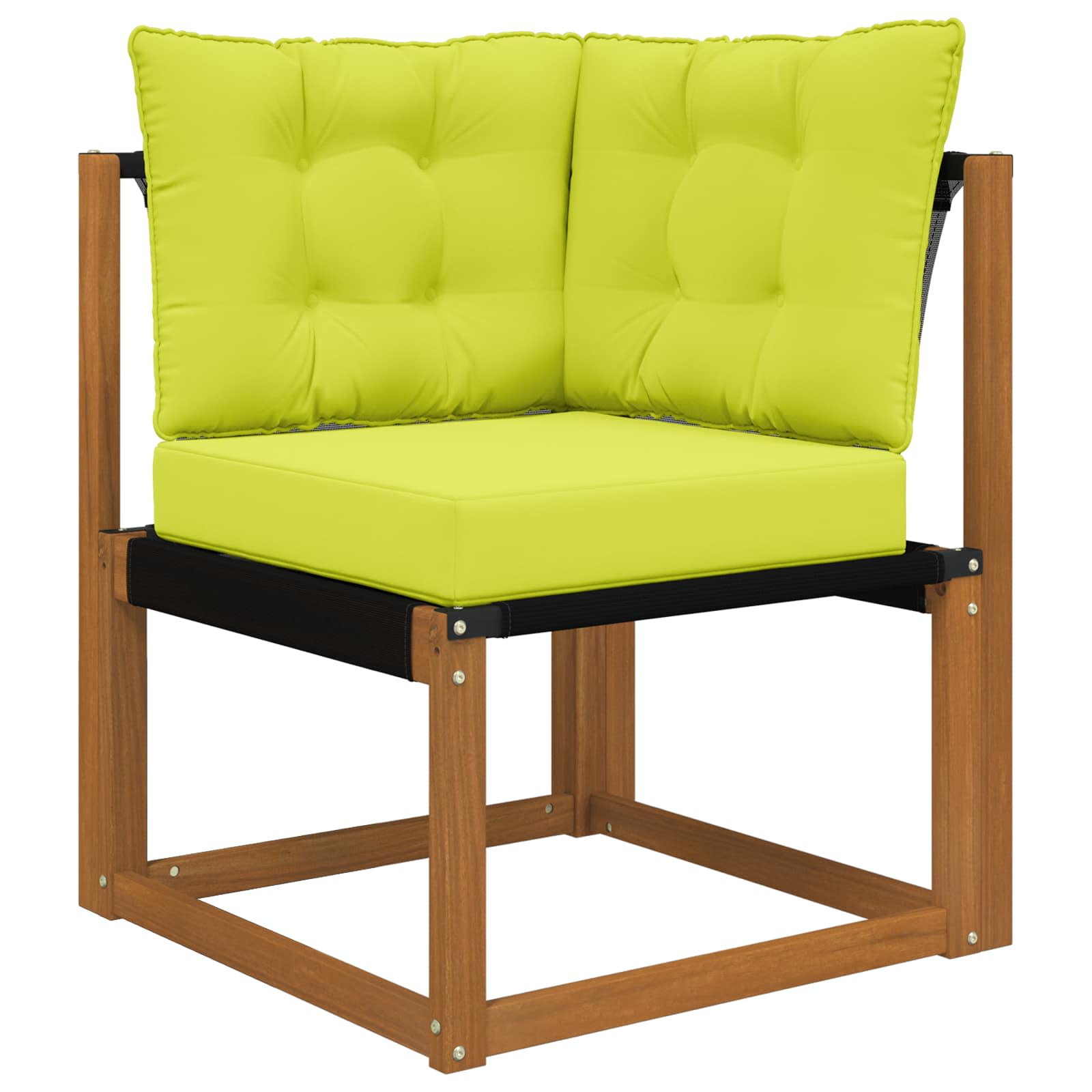 Buiten bankkussen 3 pcs Groen Polyester image 3