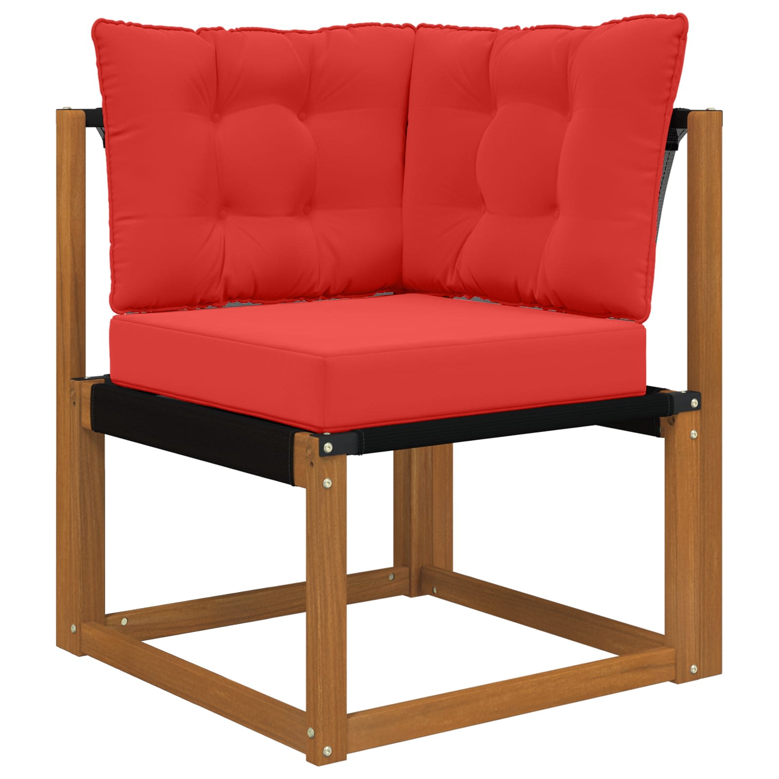 Buiten bankkussen 3 pcs Rood Polyester image 3