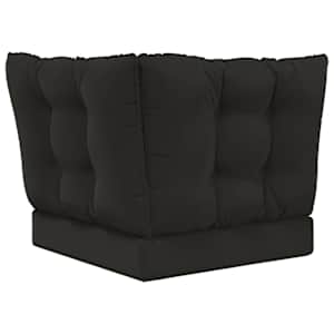Venkovní polštář na pohovku Polyester Černý 60 x 40 x 10 cm - obrázek 7