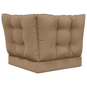 Venkovní polštář na pohovku Polyester Taupe 60 x 40 x 10 cm - obrázek 7