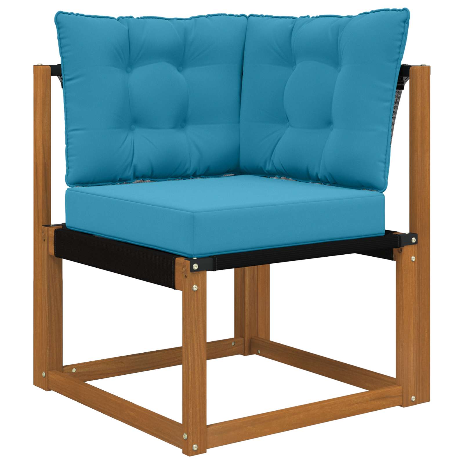 Buiten bankkussen 3 pcs Koninklijk Blauw Polyester image 3