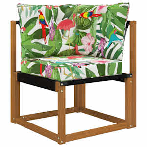 Venkovní polštář na pohovku Polyester pestrá 60 x 40 x 10 cm - obrázek 3