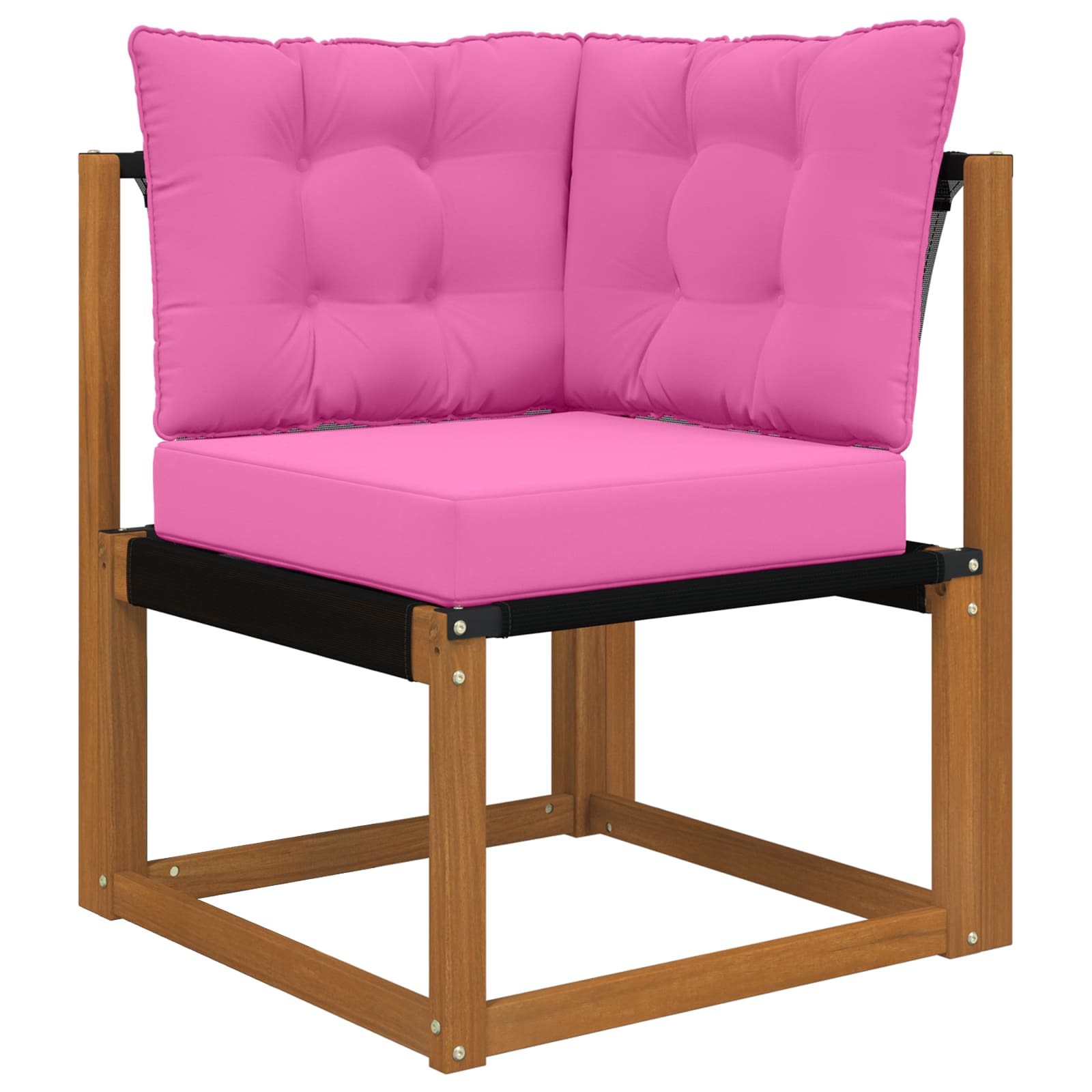 Buiten bankkussen 3 pcs Roze Polyester image 3