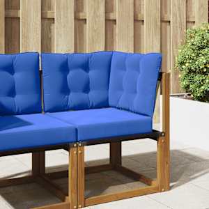 Zunanja blazina za kavč 3 pcs Turkizna Poliester