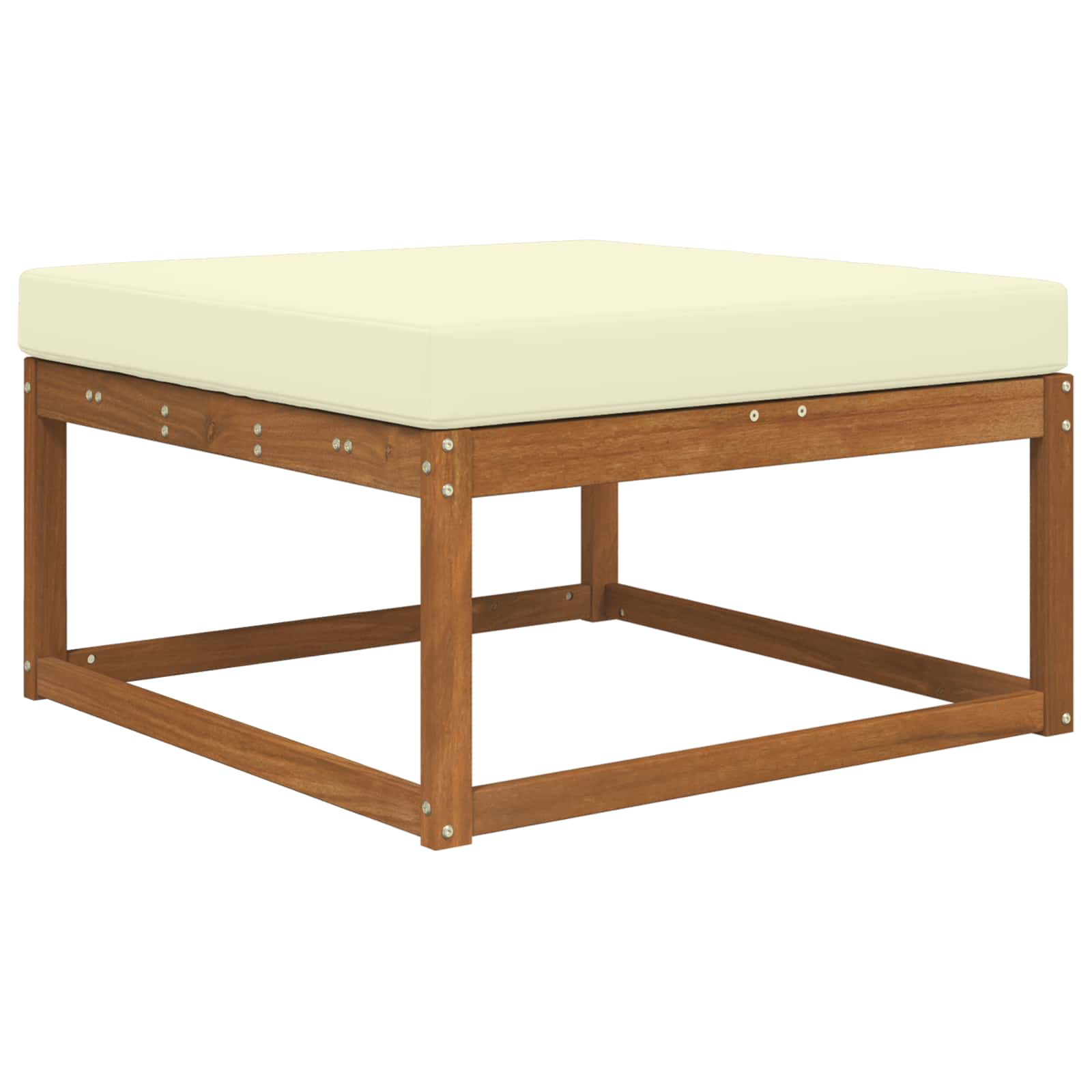 Buiten bankkussen Crème 80 x 80 x 8 cm Polyester image 3