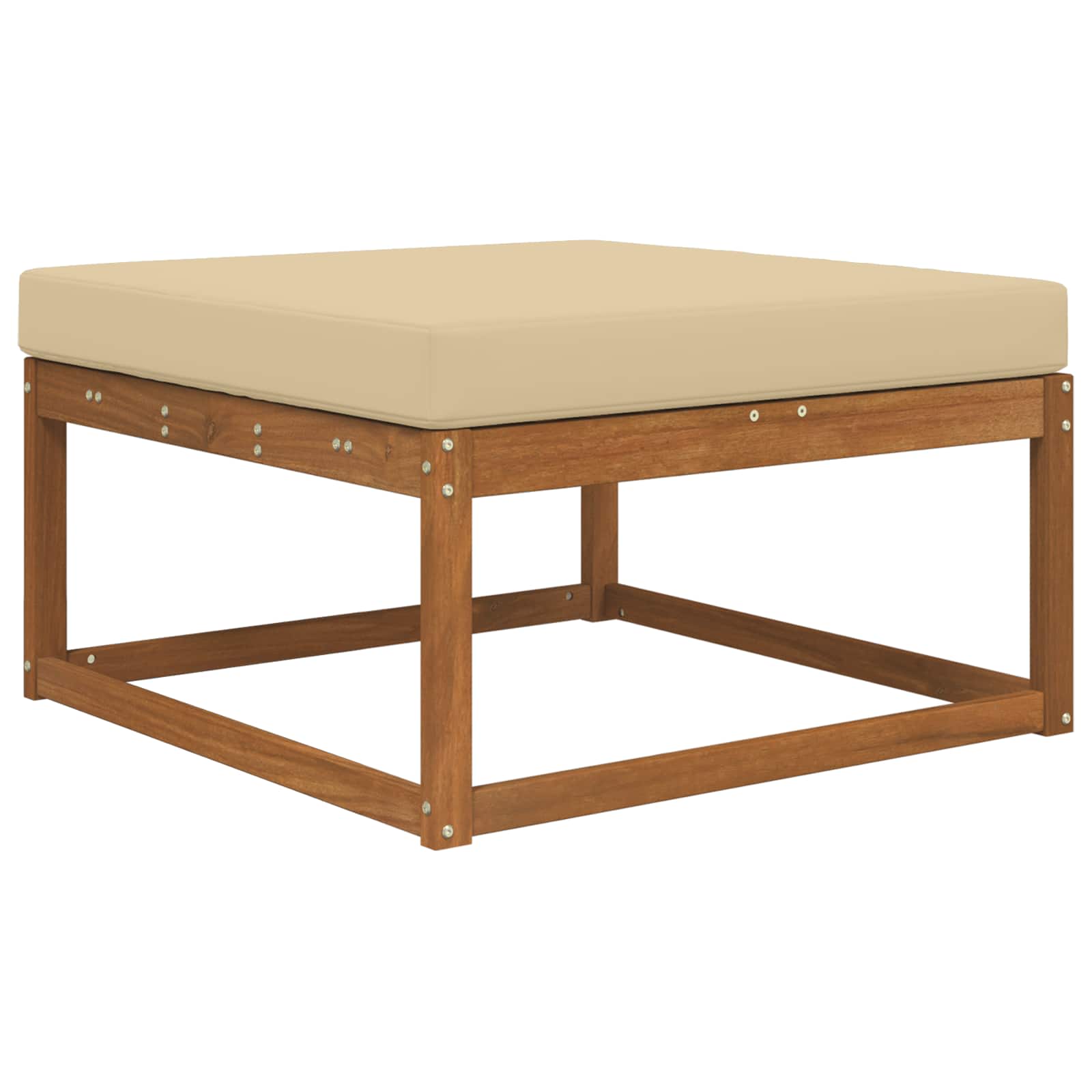 Buiten bankkussen Beige 80 x 80 x 8 cm Polyester image 3