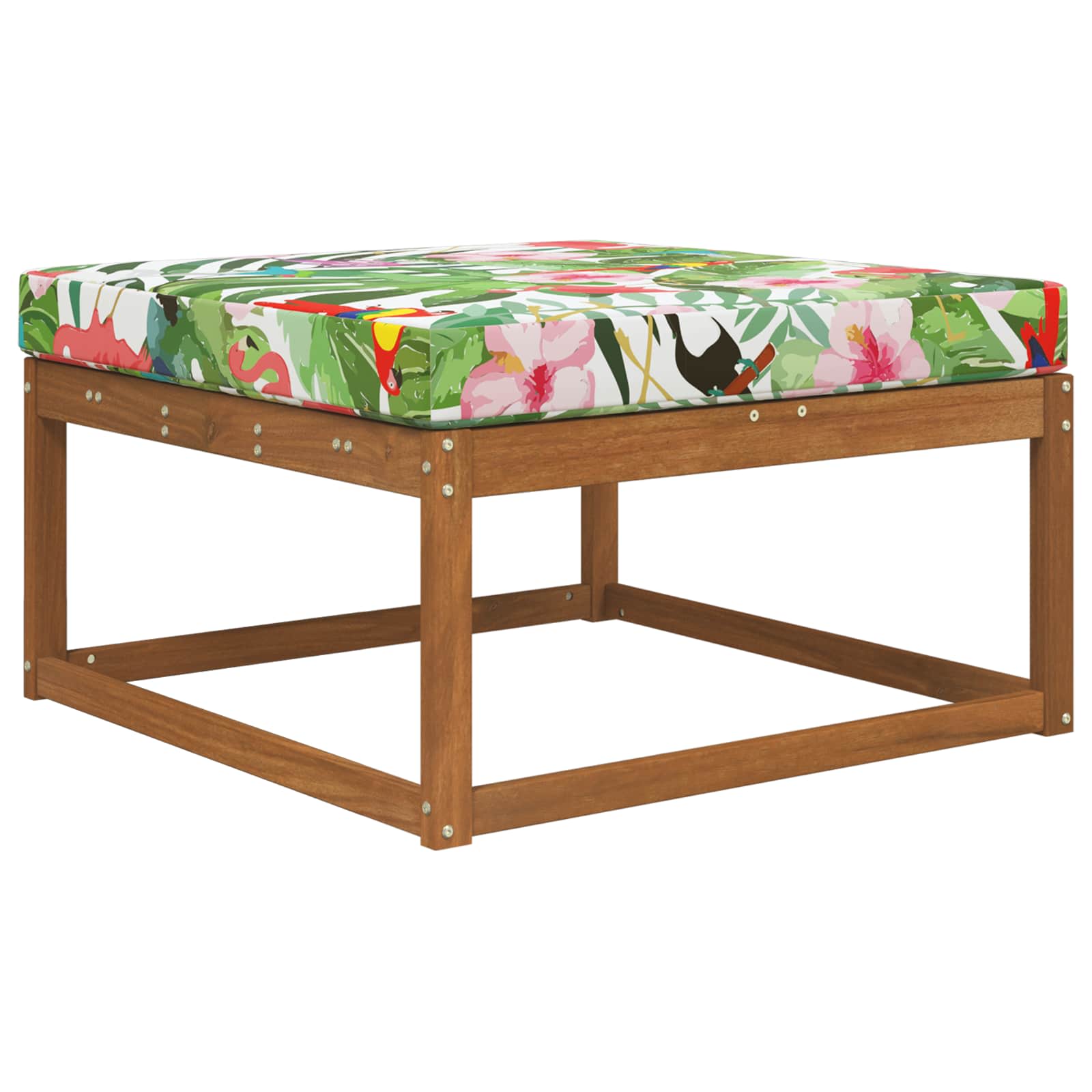 Buiten bankkussen kleurrijk 80 x 80 x 8 cm Polyester image 3