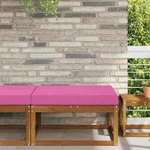 Zunanja blazina za kavč Roza 80 x 80 x 8 cm Poliester