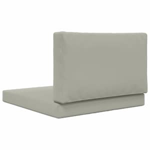 Venkovní polštář na pohovku 2 pcs Šedý Polyester - obrázek 7
