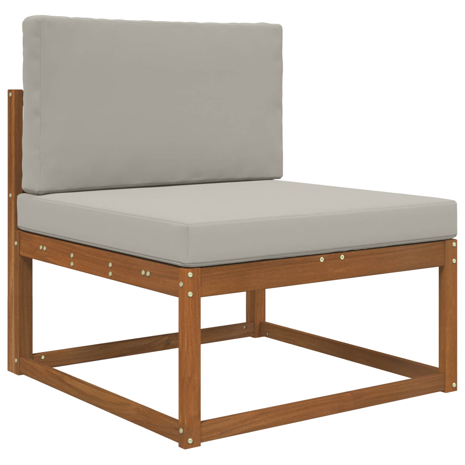 Buiten bankkussen 2 pcs Grijs Polyester image 3