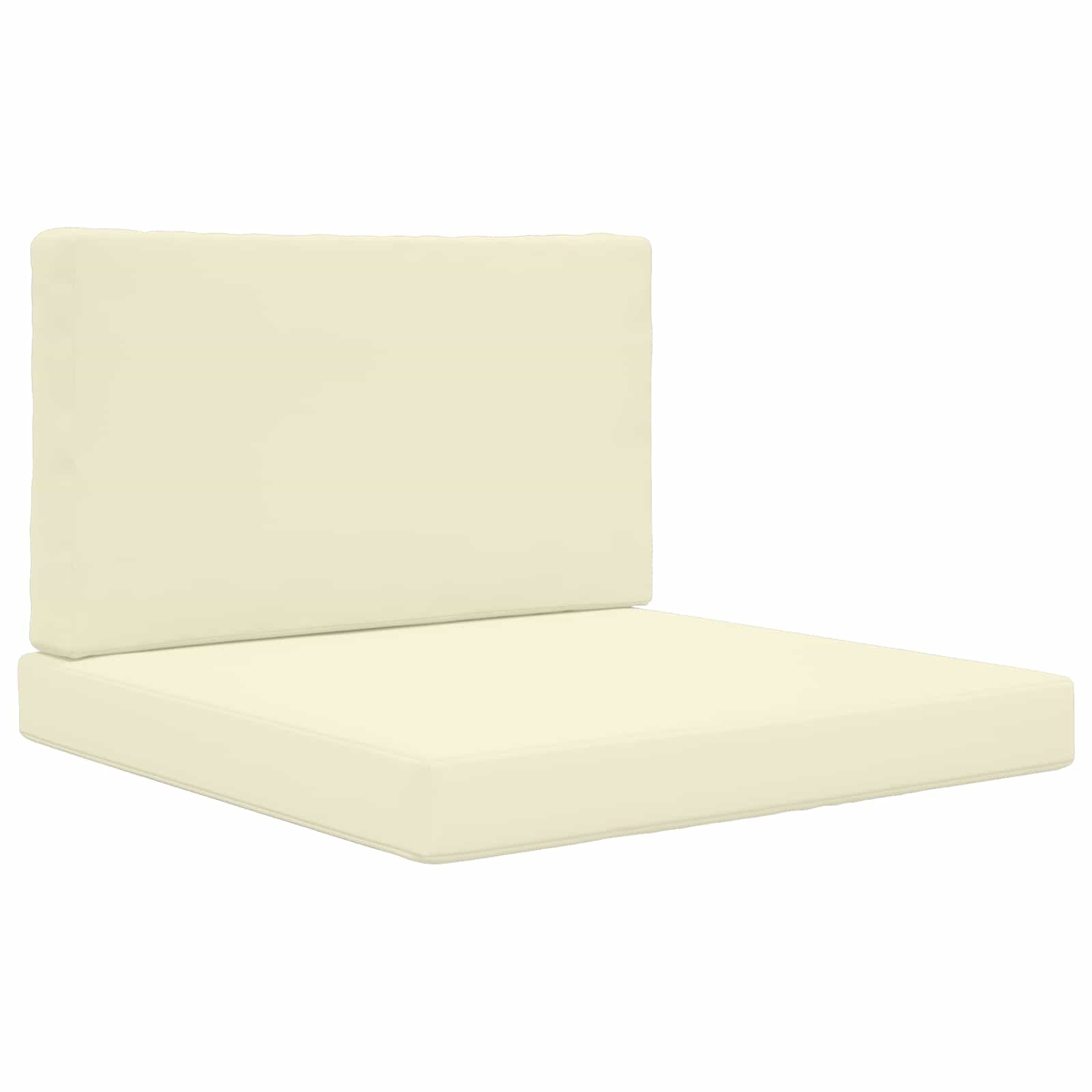 Buiten bankkussen 2 pcs Crème Polyester image 2