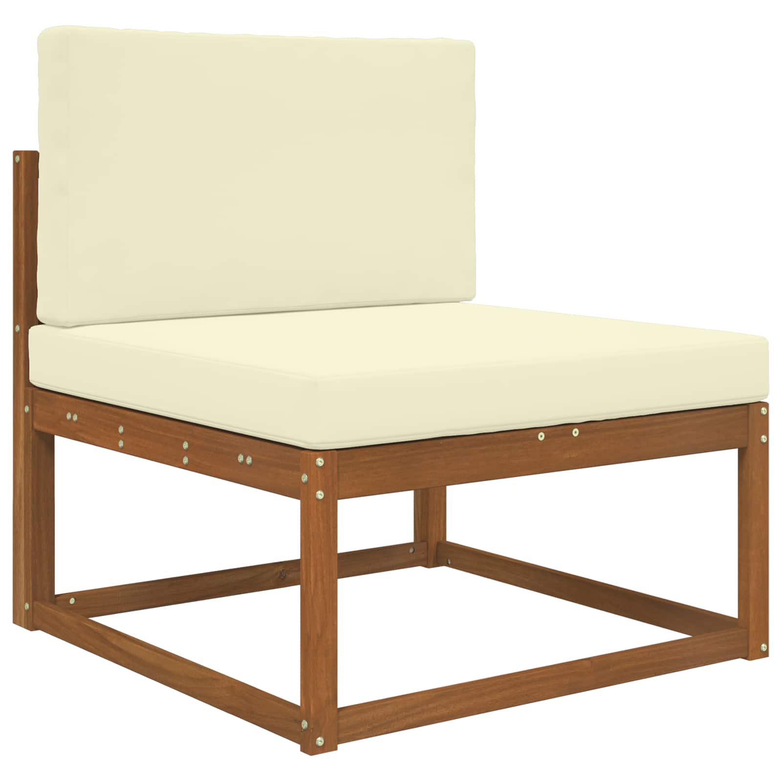 Buiten bankkussen 2 pcs Crème Polyester image 3