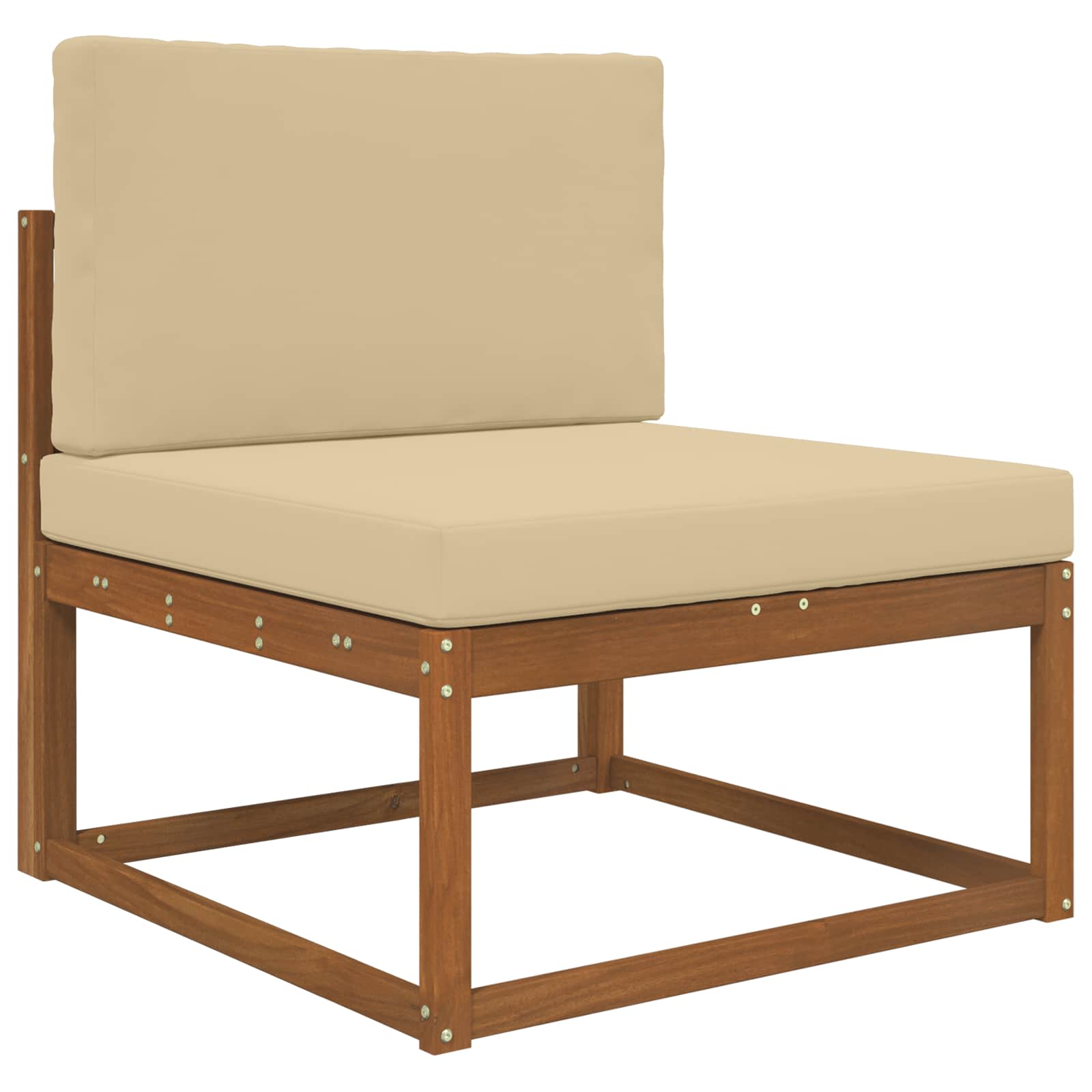 Buiten bankkussen 2 pcs Beige Polyester image 3