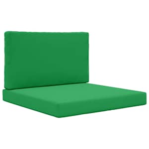 Venkovní polštář na pohovku 2 pcs Zelená Polyester - obrázek 2