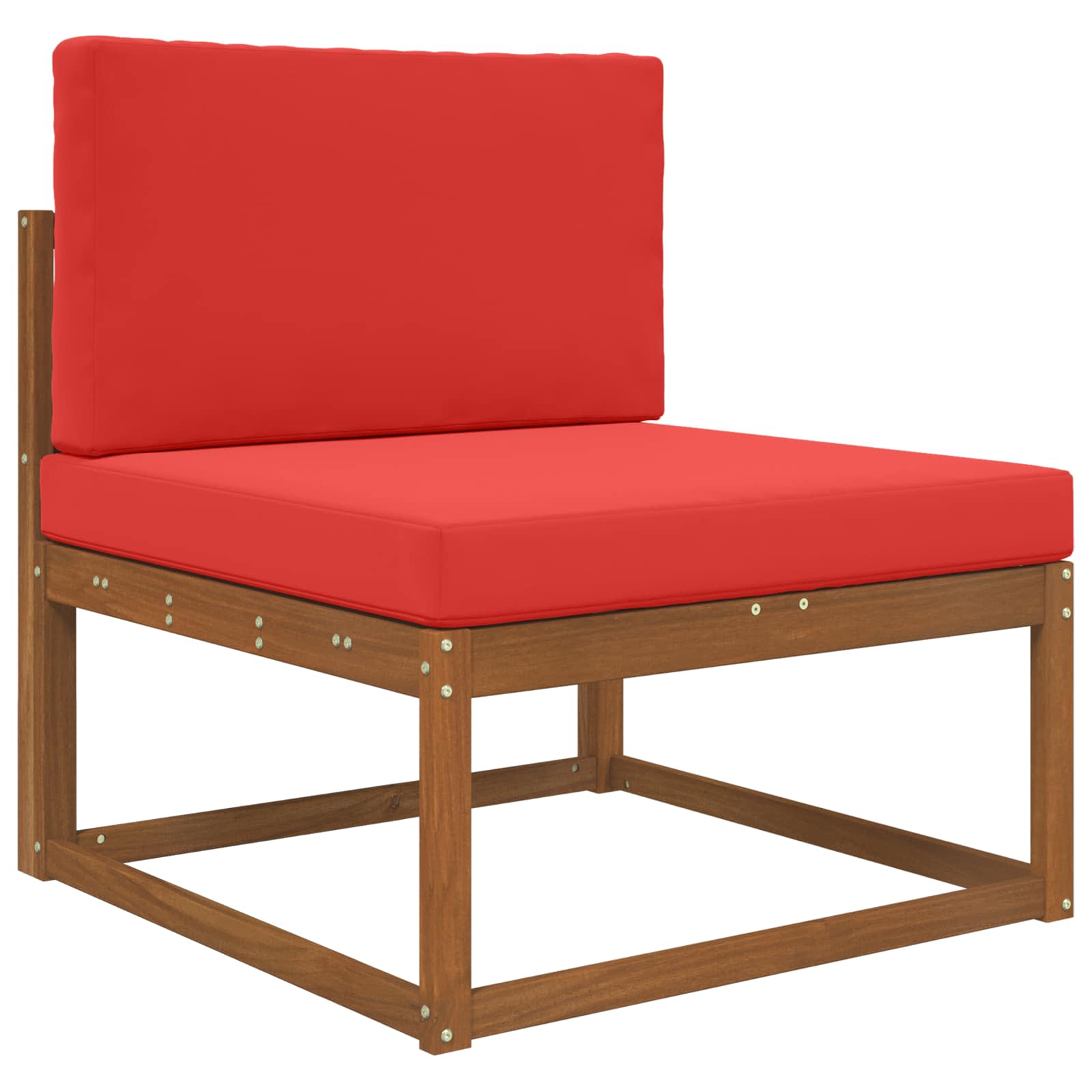 Buiten bankkussen 2 pcs Rood Polyester image 3