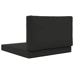 Venkovní polštář na pohovku 2 pcs Černý Polyester - obrázek 7