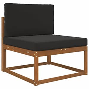Venkovní polštář na pohovku 2 pcs Černý Polyester - obrázek 3