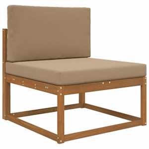 Venkovní polštář na pohovku 2 pcs Taupe Polyester - obrázek 3