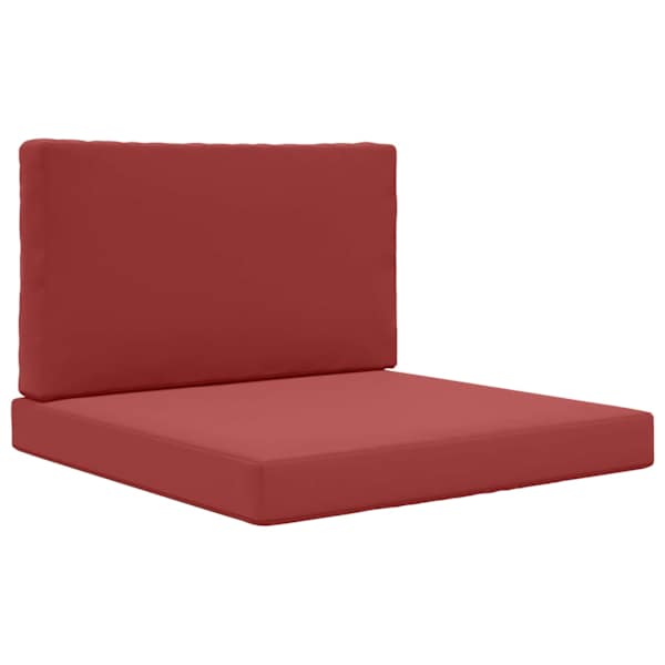 vidaXL V&auml;lim&ouml;&ouml;blitugi patja Pol&uuml;ester Veinipunane 80 x 80 x 8 cm