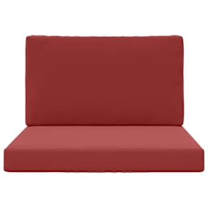 Venkovní polštář na pohovku 2 pcs vínová červená Polyester - obrázek 6