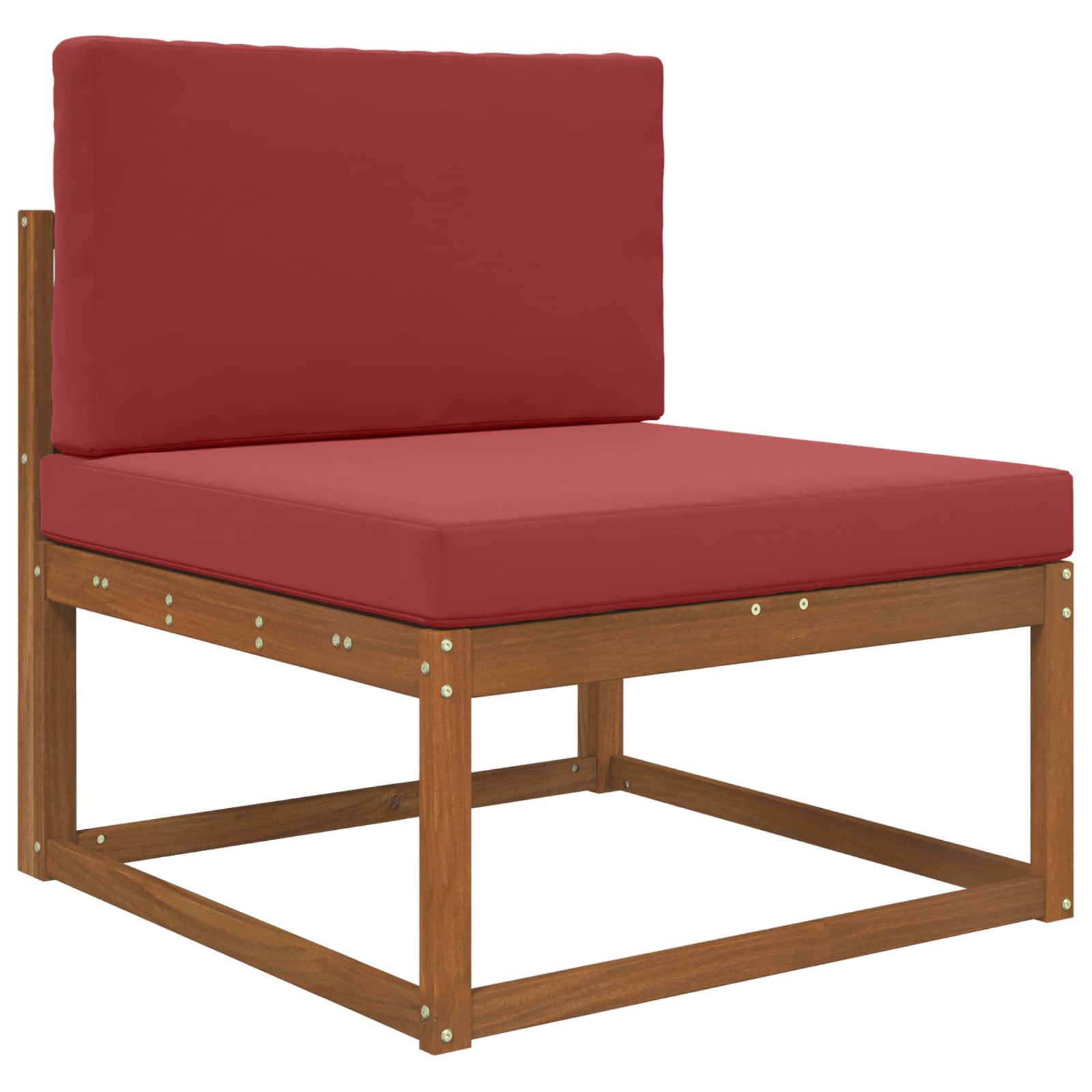 Buiten bankkussen 2 pcs Wijnrood Polyester image 3