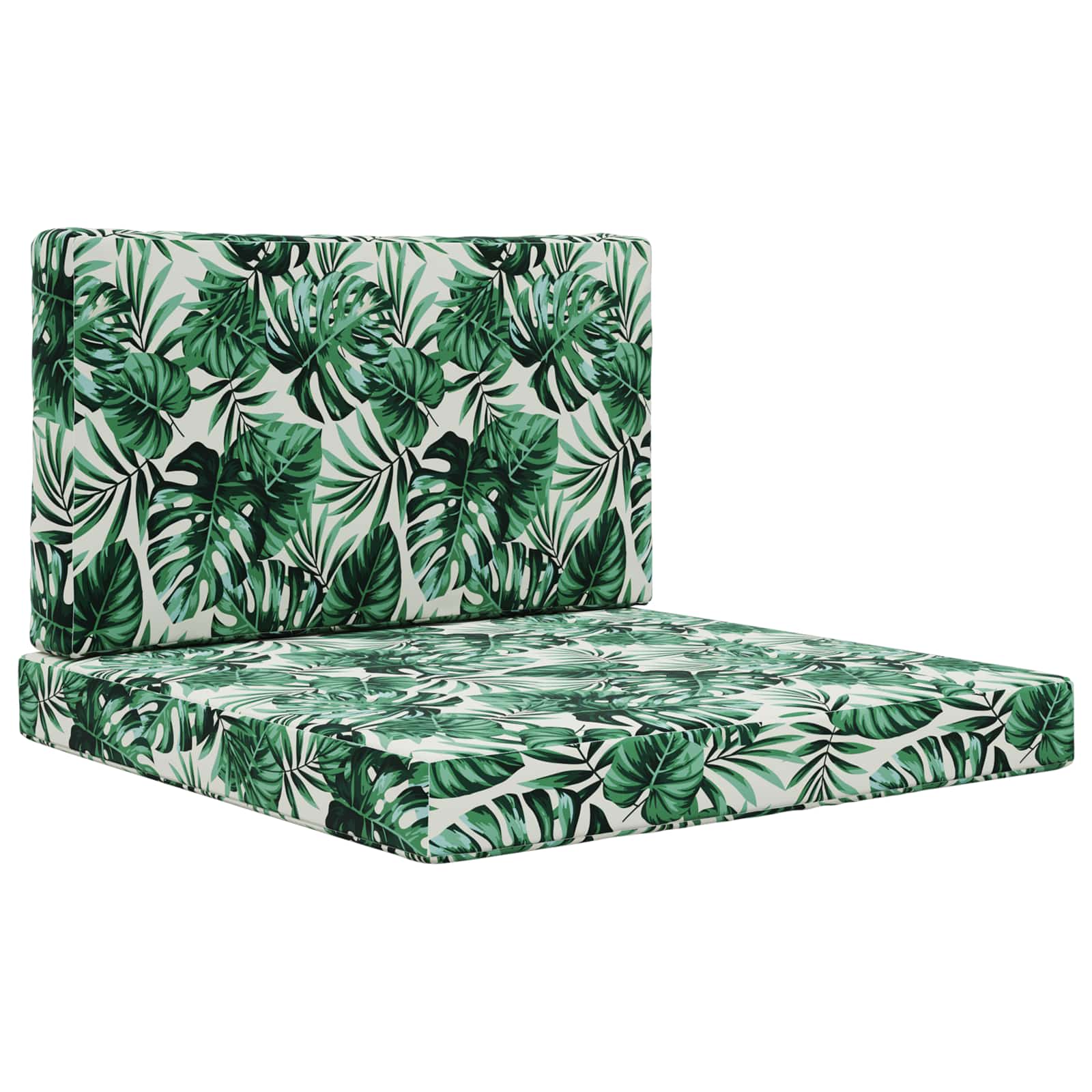 Buiten bankkussen 2 pcs Bladpatroon Polyester image 2