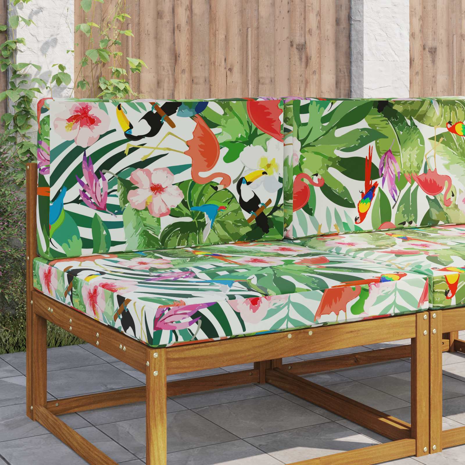 Buiten bankkussen 2 pcs kleurrijk Polyester image 1