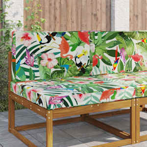 Zunanja blazina za kavč 2 pcs barvito Poliester