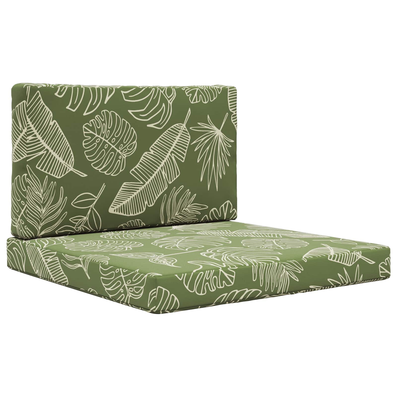 Buiten bankkussen 2 pcs Bladontwerp Polyester image 2