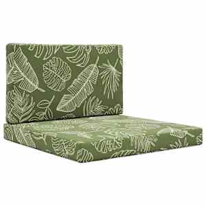 Venkovní polštář na pohovku 2 pcs Listový design Polyester - obrázek 2