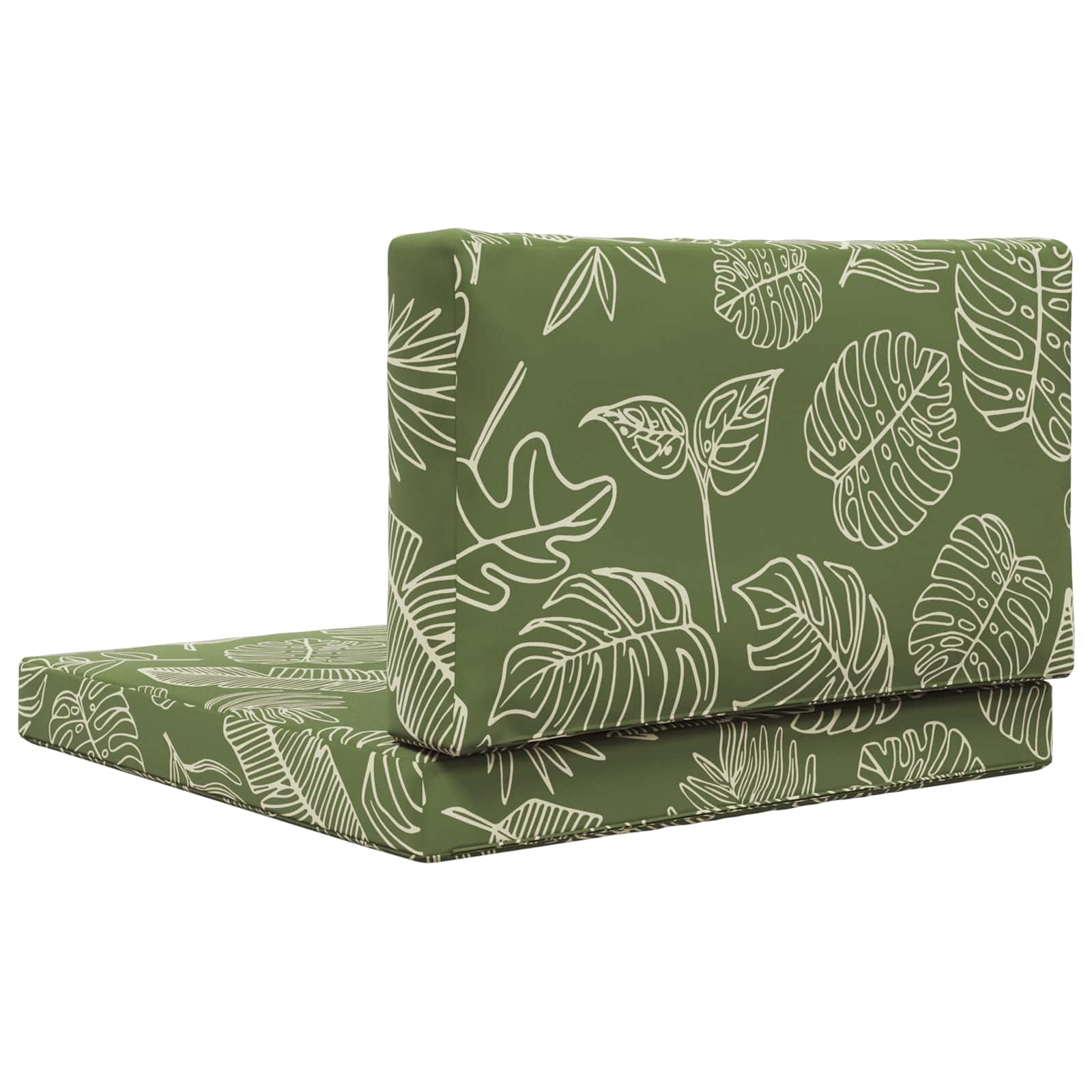Buiten bankkussen 2 pcs Bladontwerp Polyester image 7
