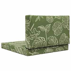 Venkovní polštář na pohovku 2 pcs Listový design Polyester - obrázek 7