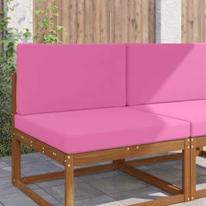 Zunanja blazina za kavč 2 pcs Roza Poliester