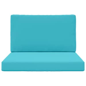 Venkovní polštář na pohovku 2 pcs Tyrkysová Polyester - obrázek 6