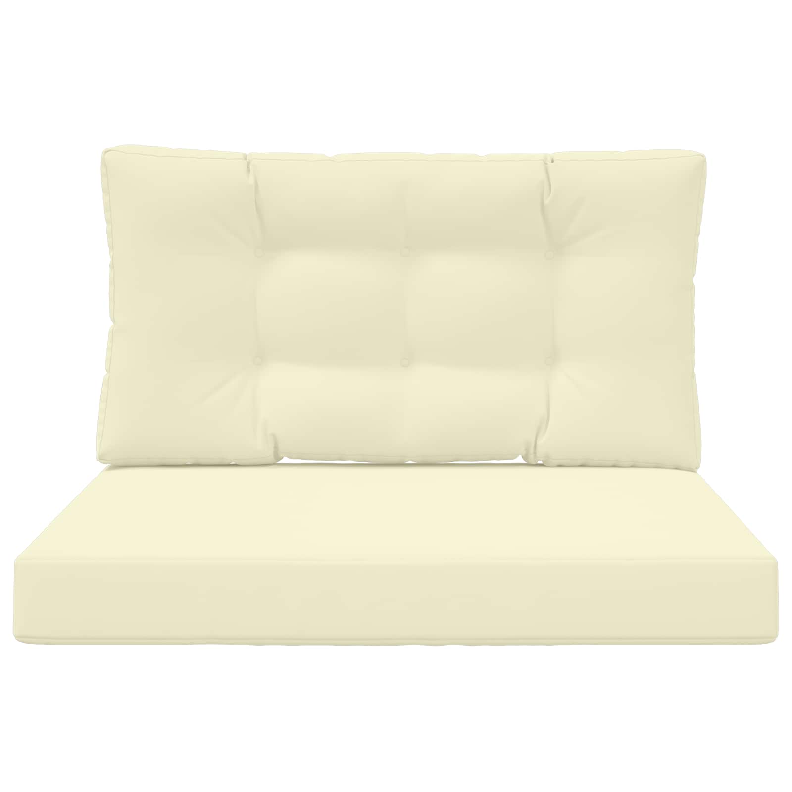 Buiten bankkussen 2 pcs Crème Polyester image 6