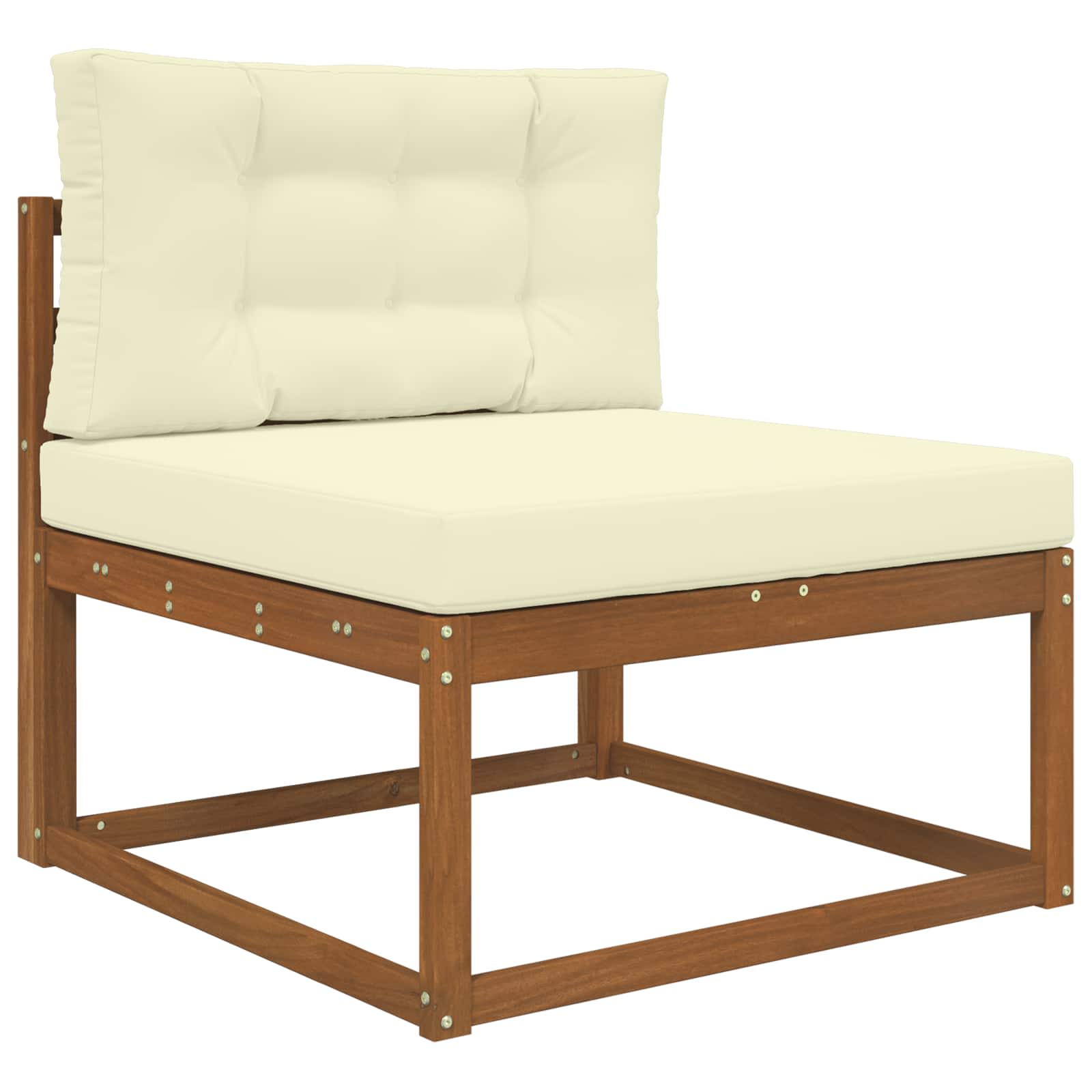 Buiten bankkussen 2 pcs Crème Polyester image 3