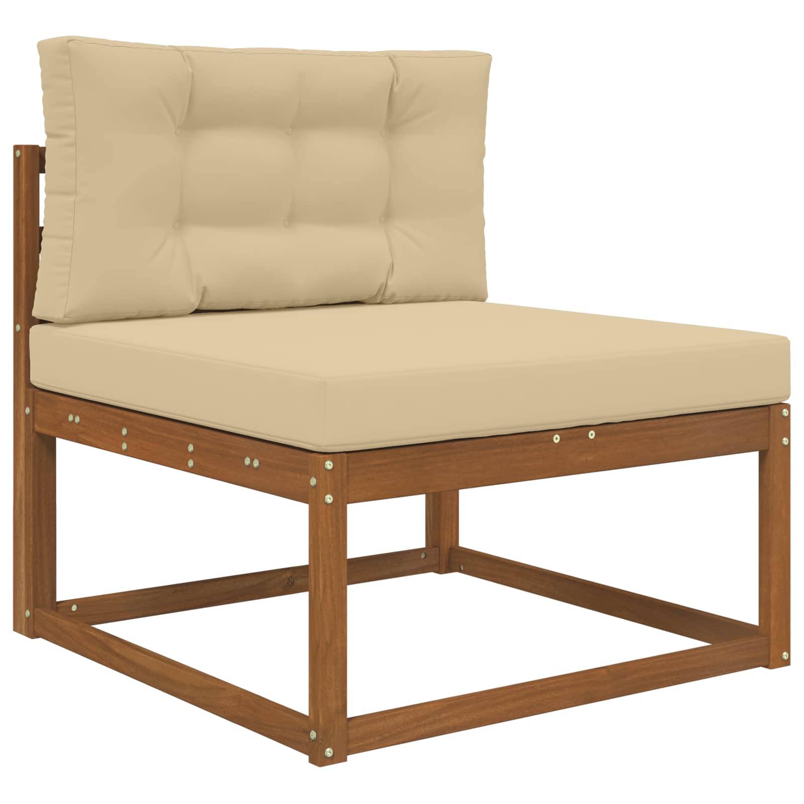 Buiten bankkussen 2 pcs Beige Polyester image 3