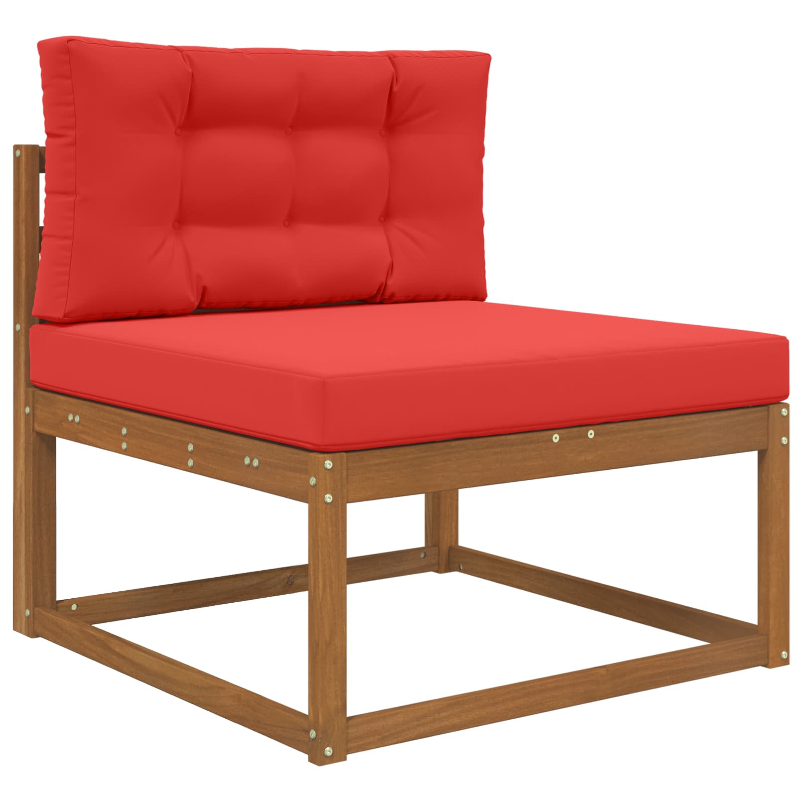 Buiten bankkussen 2 pcs Rood Polyester image 3