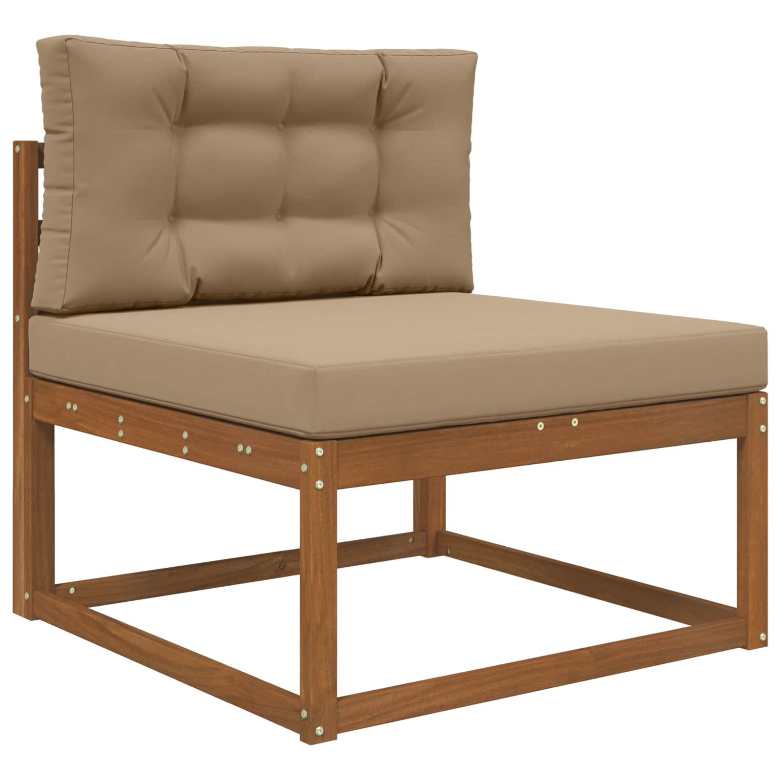 Buiten bankkussen 2 pcs Taupe Polyester image 3