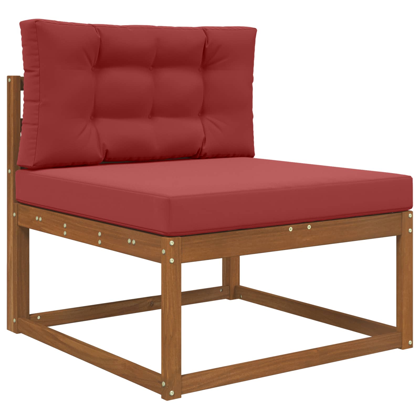 Buiten bankkussen 2 pcs Wijnrood Polyester image 3