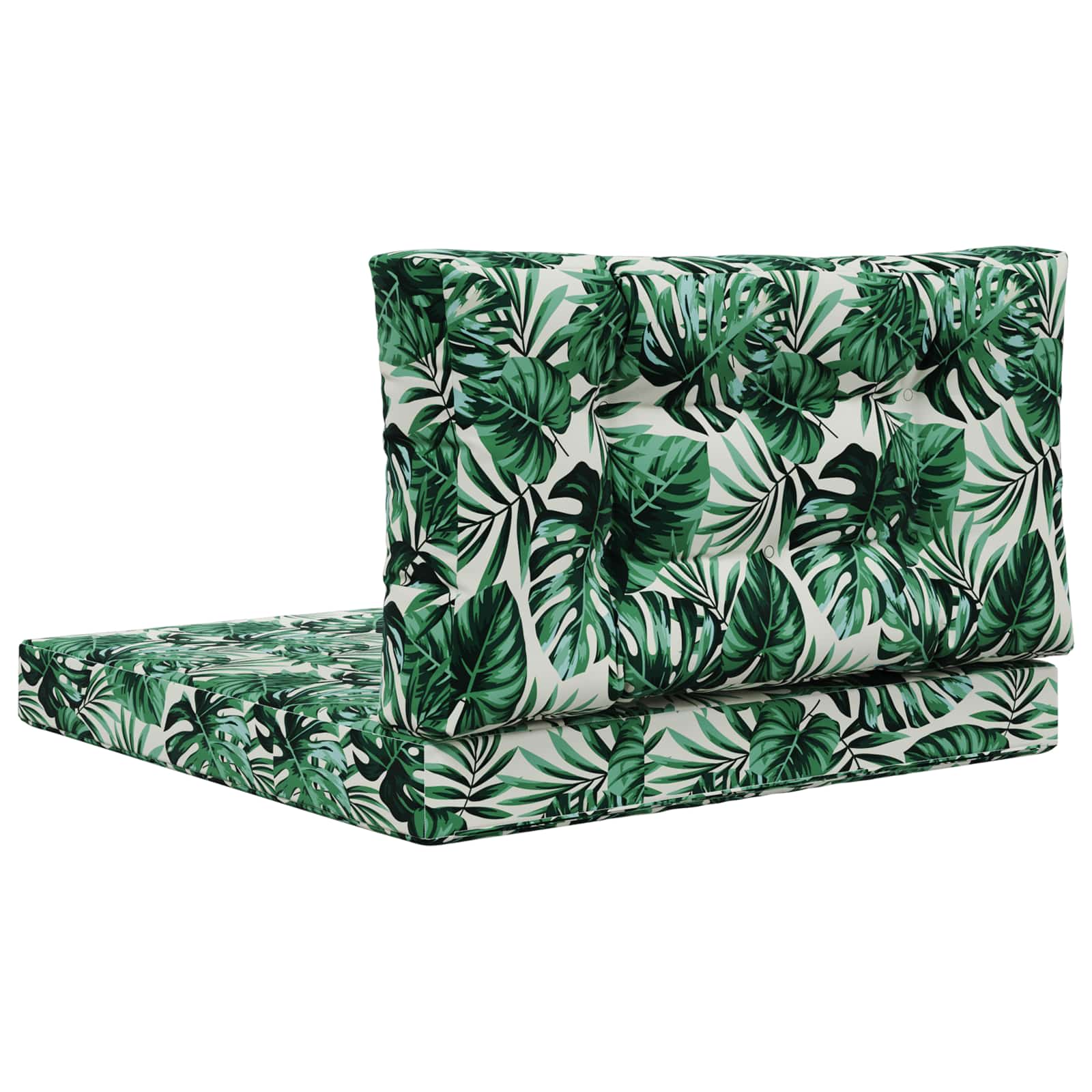 Buiten bankkussen 2 pcs Bladpatroon Polyester image 7