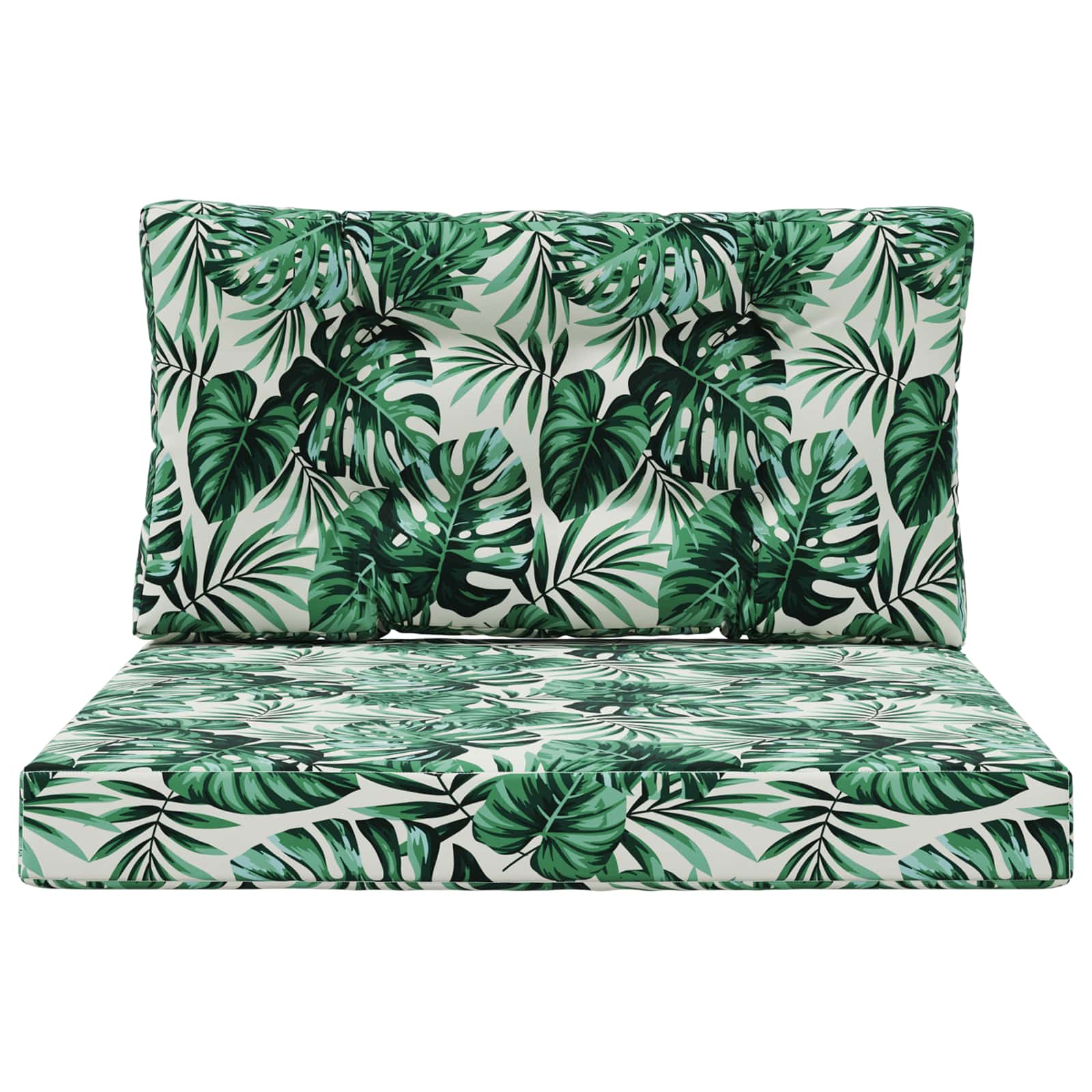 Buiten bankkussen 2 pcs Bladpatroon Polyester image 6