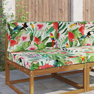 Zunanja blazina za kavč 2 pcs barvito Poliester