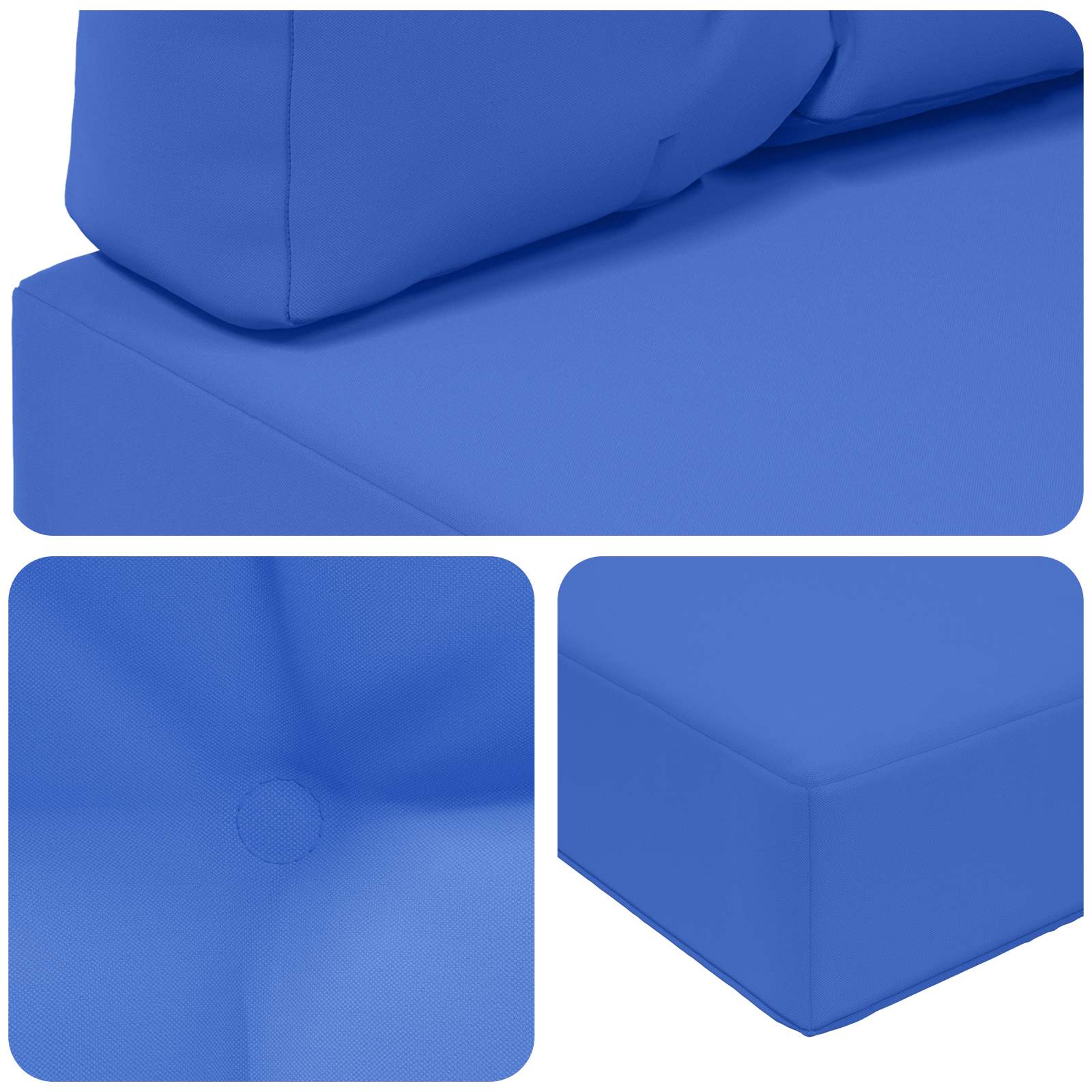 Buiten bankkussen 2 pcs Turquoise Polyester image 8